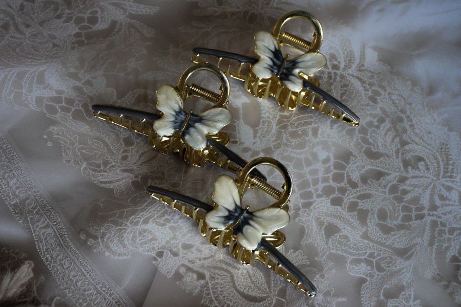 Elegant butterfly Hair Claw Clips