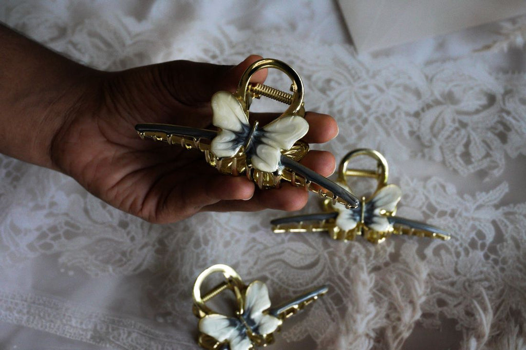 Elegant butterfly Hair Claw Clips