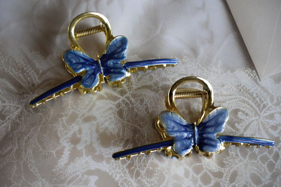 Elegant butterfly Hair Claw Clips