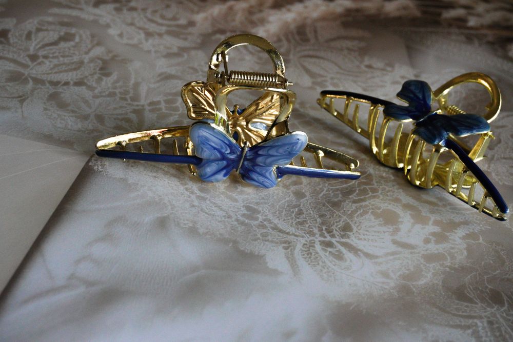 Elegant butterfly Hair Claw Clips