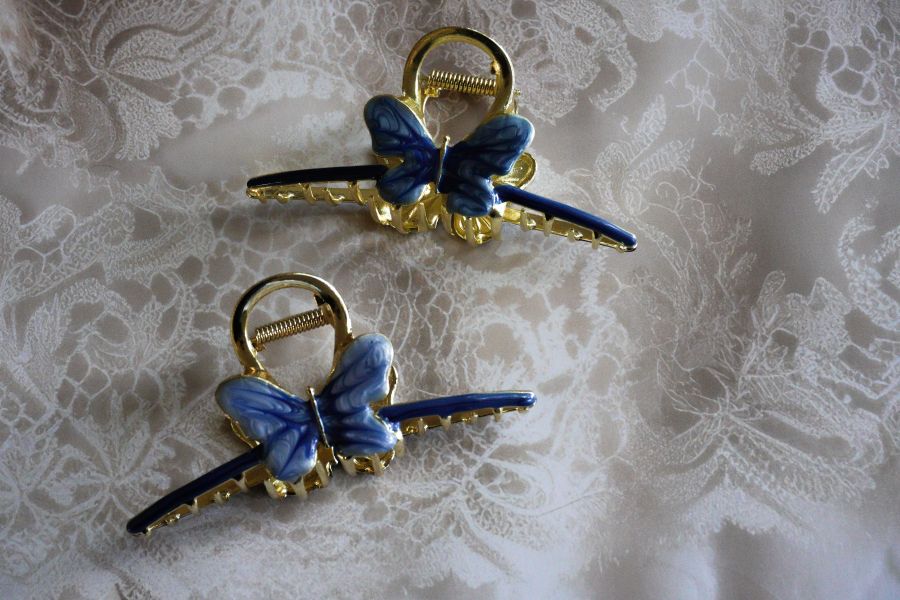 Elegant butterfly Hair Claw Clips