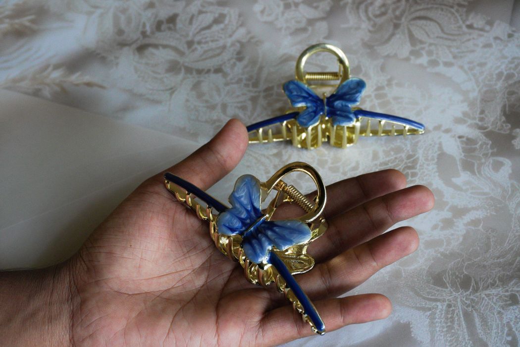 Elegant butterfly Hair Claw Clips