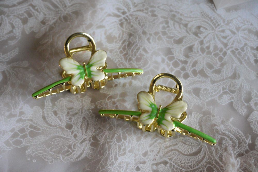 Elegant metal butterfly Hair Claw Clips