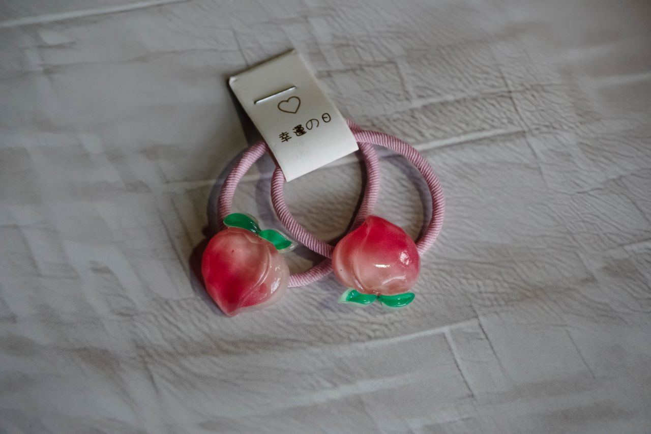 A peach day hairband