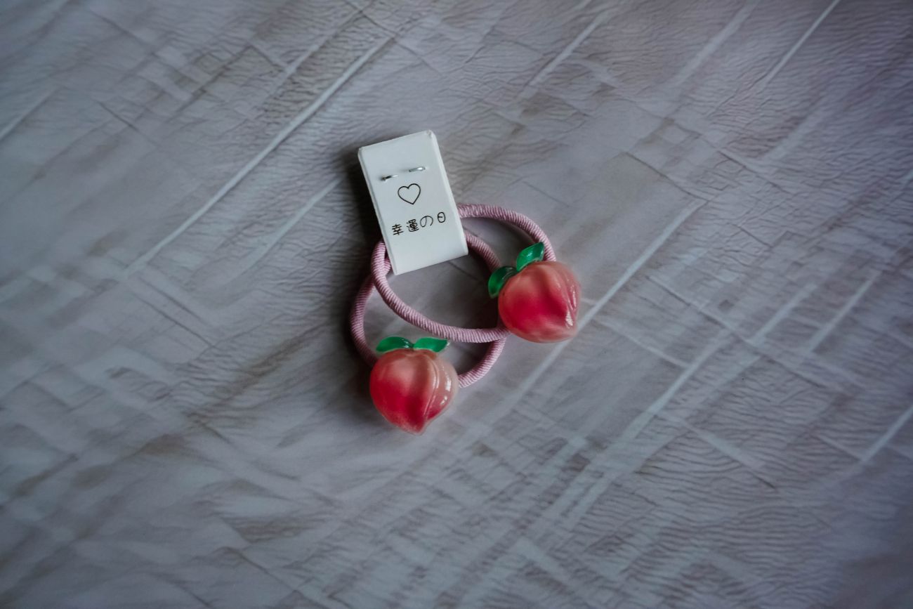 A peach day hairband