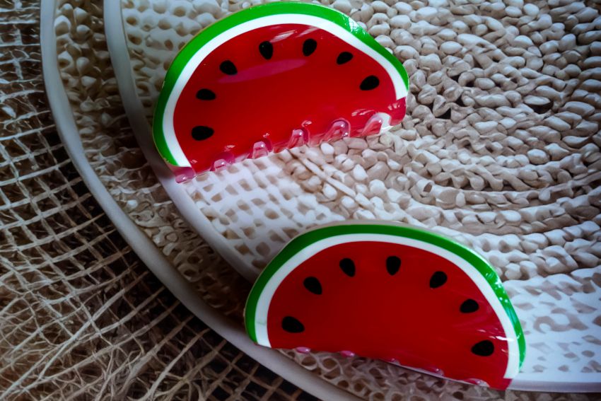 Watermelon Claw clip