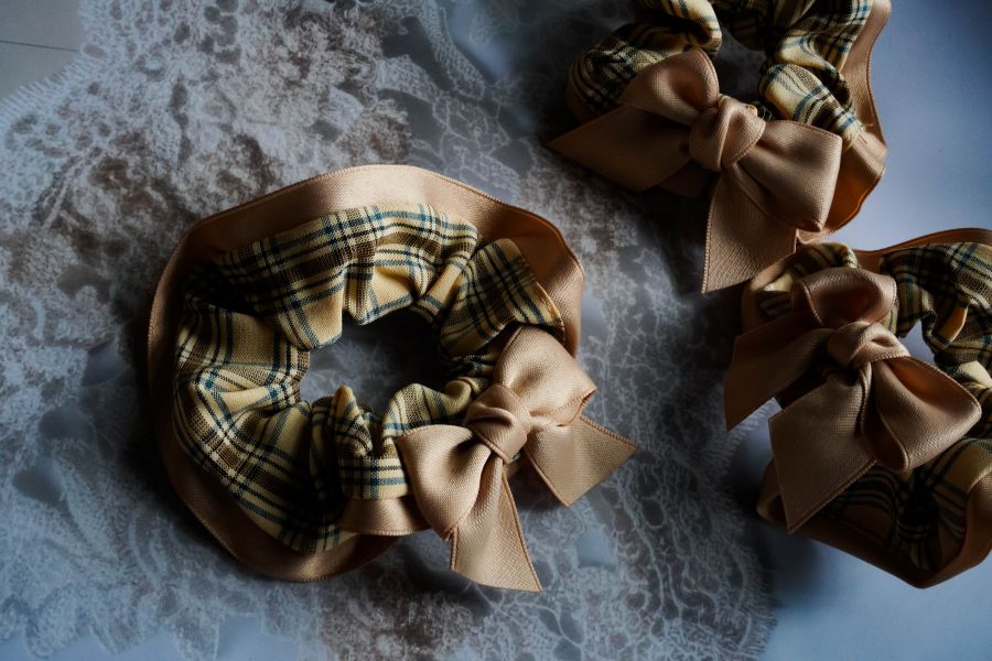 The copper scrunchie