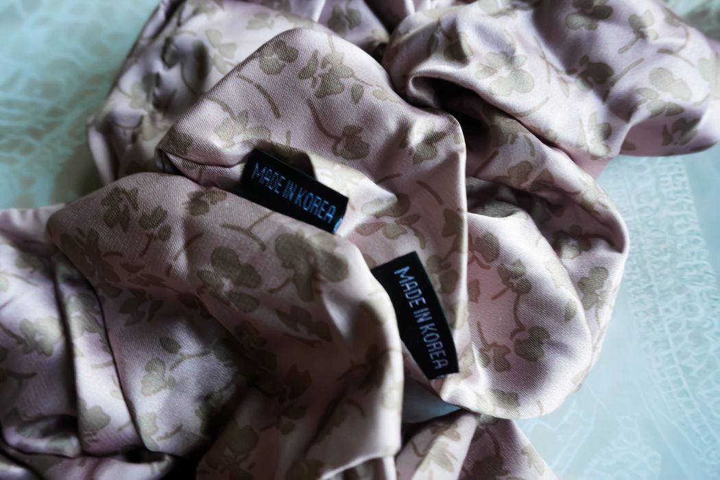 Silky copper XXL scrunchie